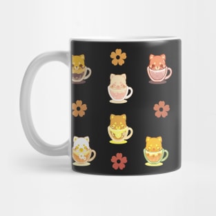 Set Kawaii Tea Drinks Stickers Mug